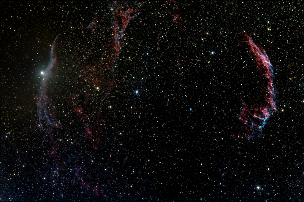 Cygnus Loop image taken from Gilbert AZ
